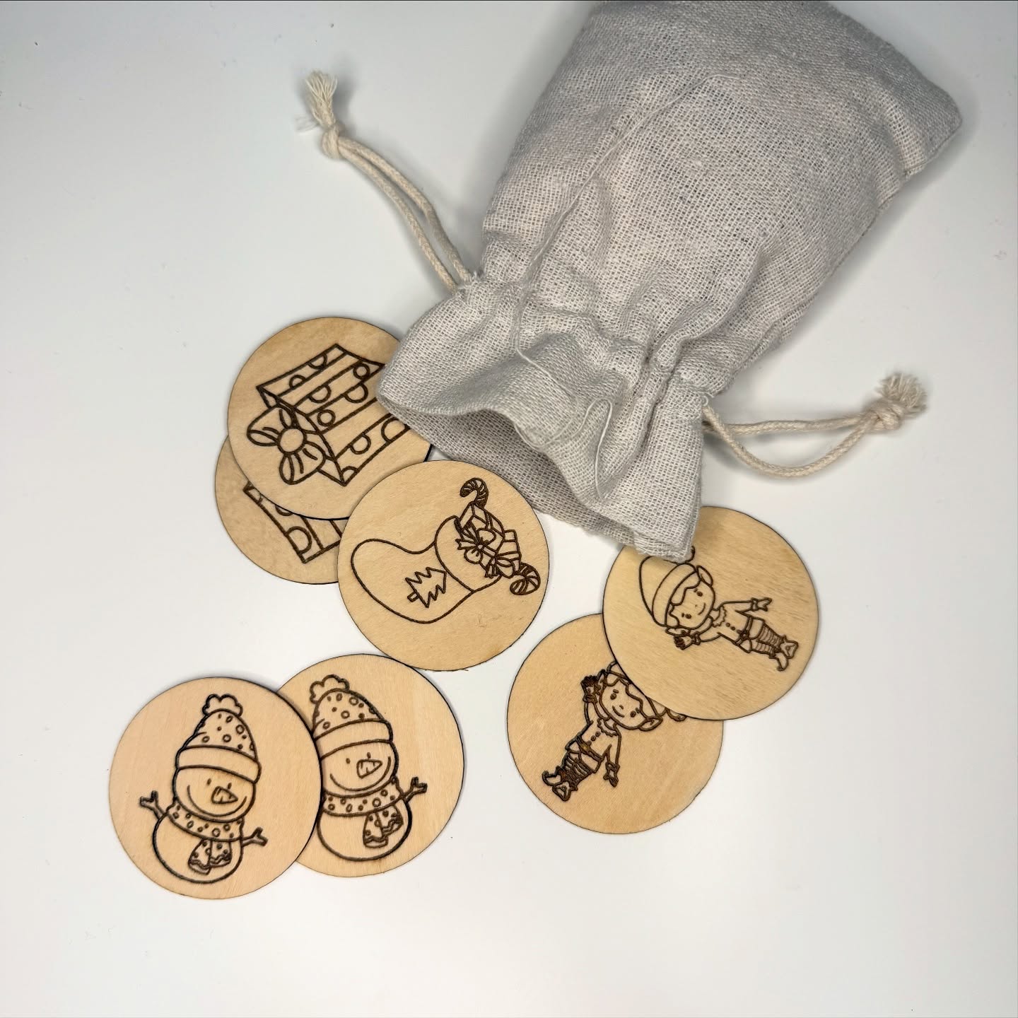 Jogo de memória infantil edição Natal — 10 pares