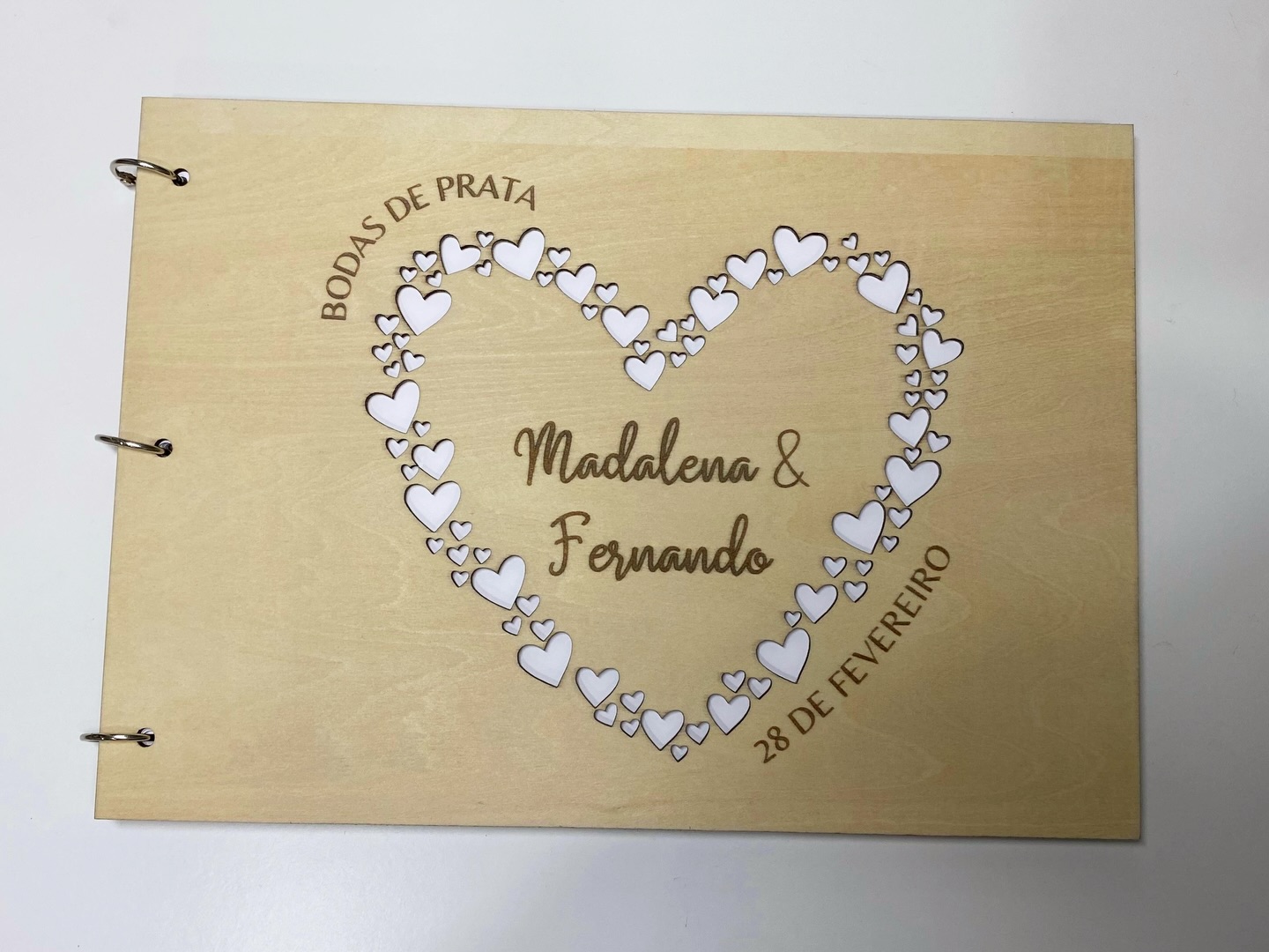 Livro de honra bodas de prata A4